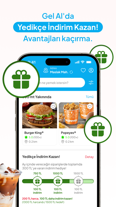 Tıkla Gelsin® - Yemek Siparişi iPhone screenshot 7 - Food & Drink app