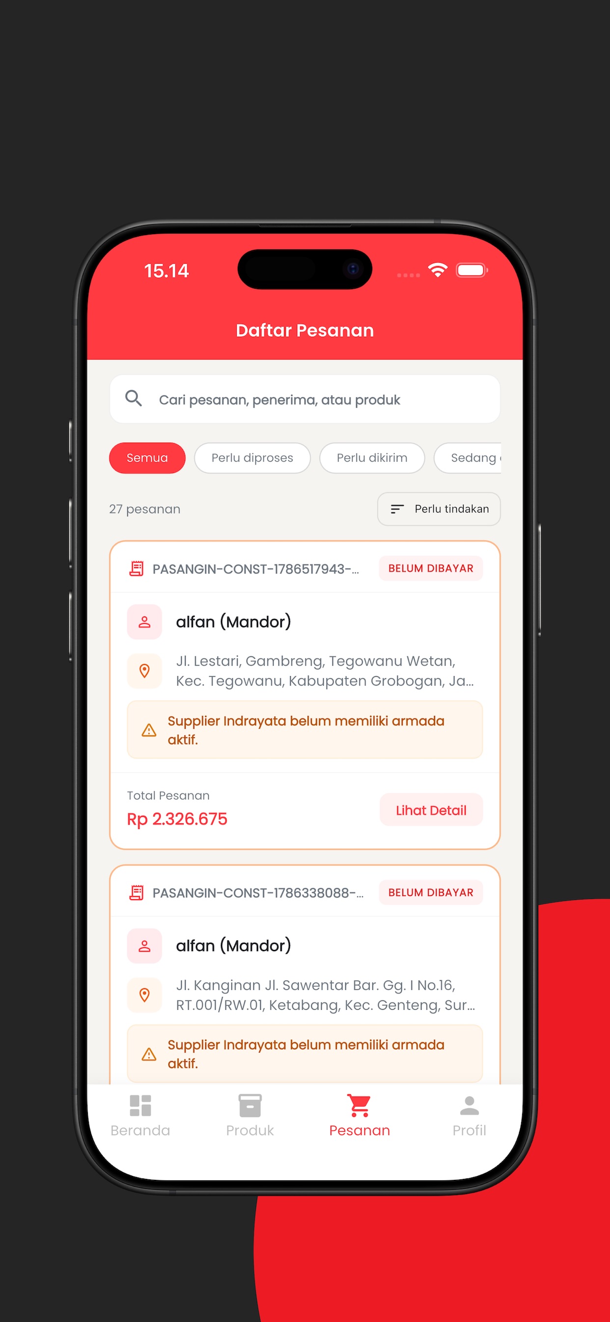 Screenshot 6 of Pasangin Supplier