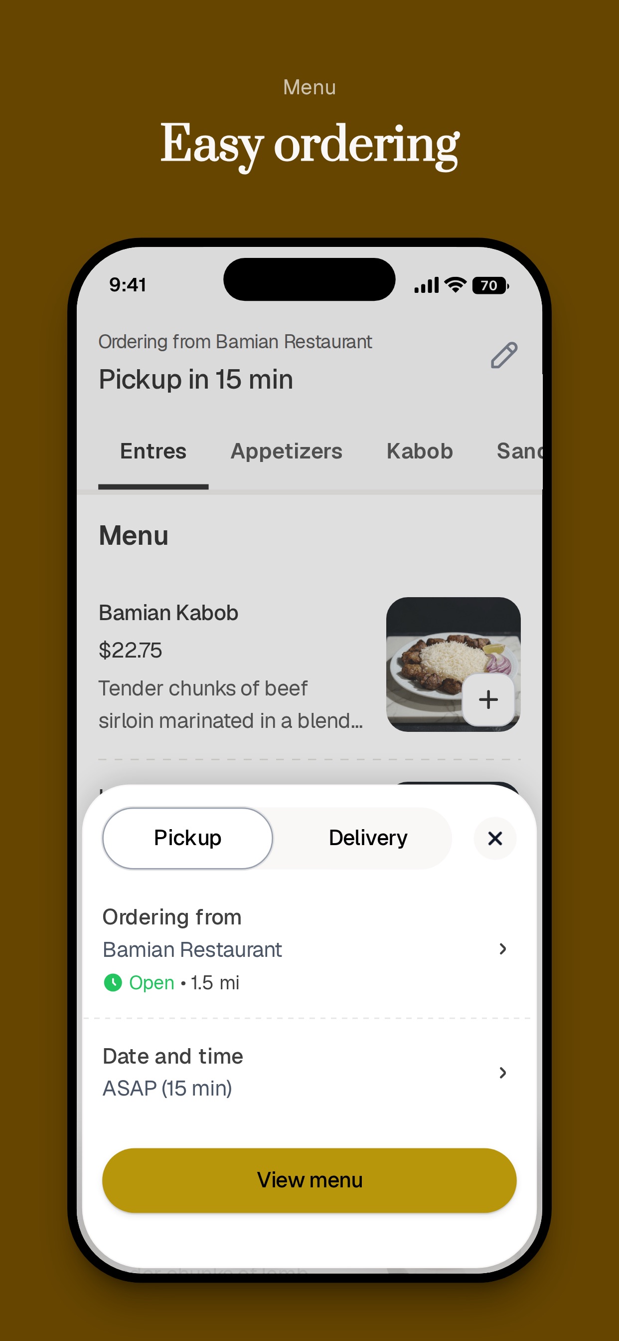 Screenshot 3 of Bamian Restaurant