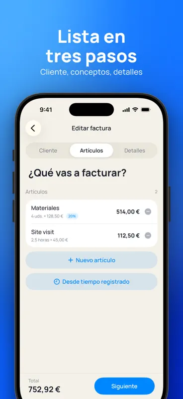 Facturas: Simplebooks screenshot 3 of 6