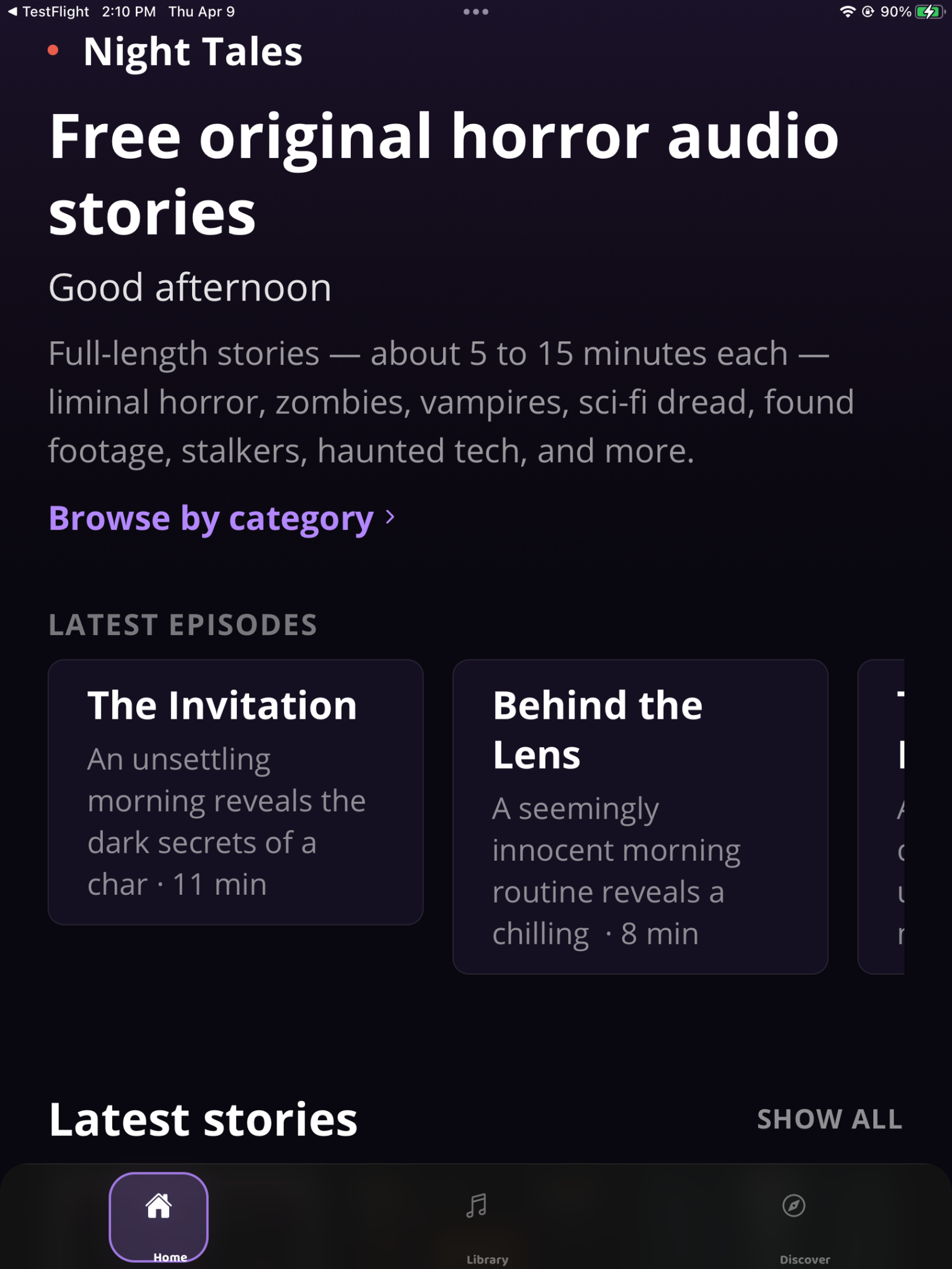 Night Tales: Horror Stories