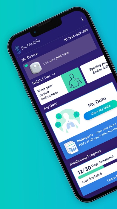 BioMobile Screenshot