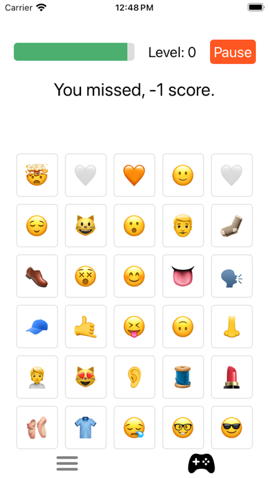 Emoji Scavenger Screenshots