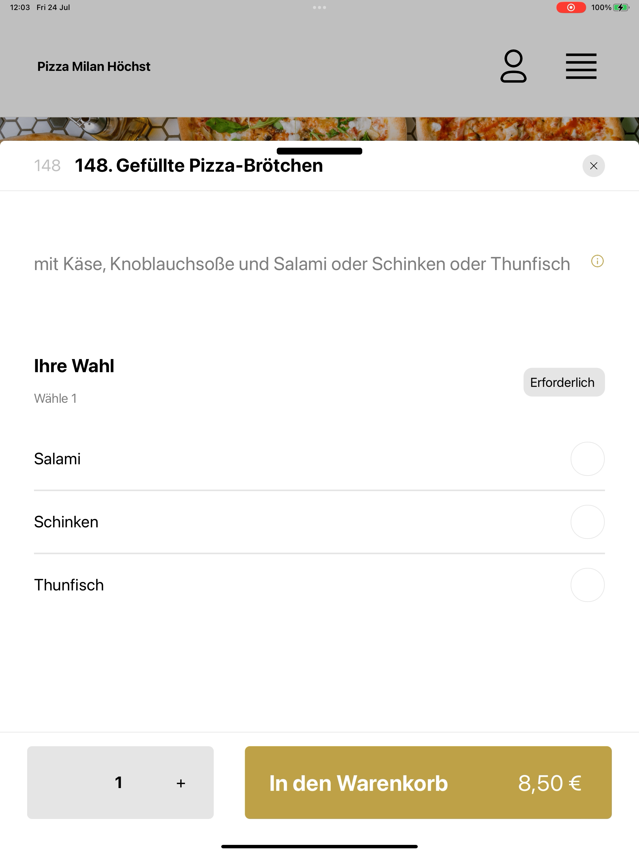 Pizza Milan Höchst screenshot 16