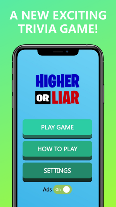 Screenshot #1 pour Higher or Liar: Trivia Quiz