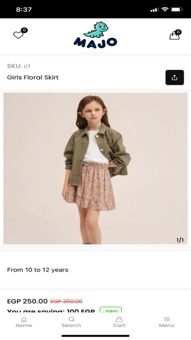 Majo Kidswear Screenshot