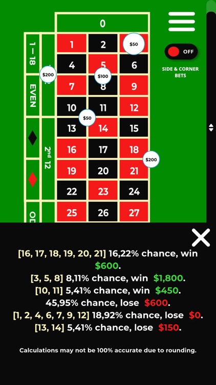 Roulette Profit Calculator screenshot-5