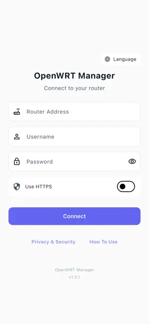 OpenWRT Manager screenshot 1