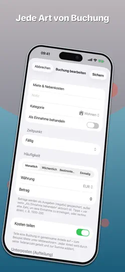Screenshot von Tide - Budgets App auf dem iPhone 3
