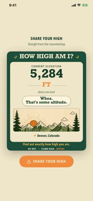 How High Am I? Elevation screenshot 4
