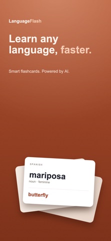 LanguageFlash - Flashcards Screenshot 1 of 7