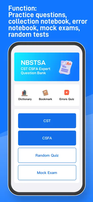 NBSTSA CST CSFA Prep 2026 screenshot 2
