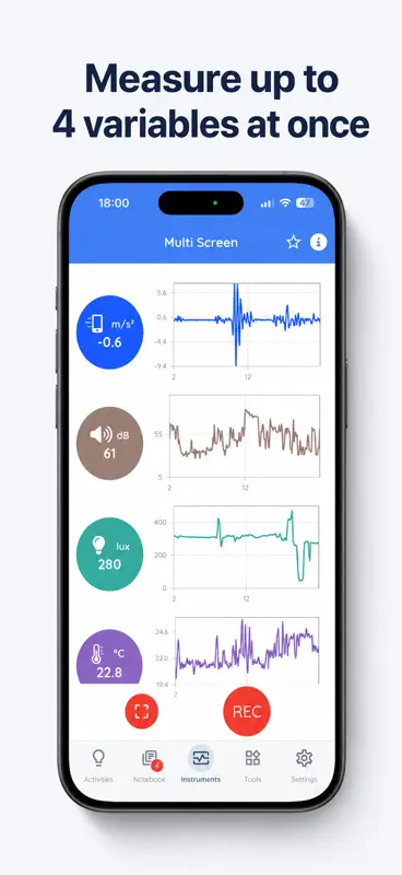 FizziQ: Science Lab & Sensors screenshot 2 of 8