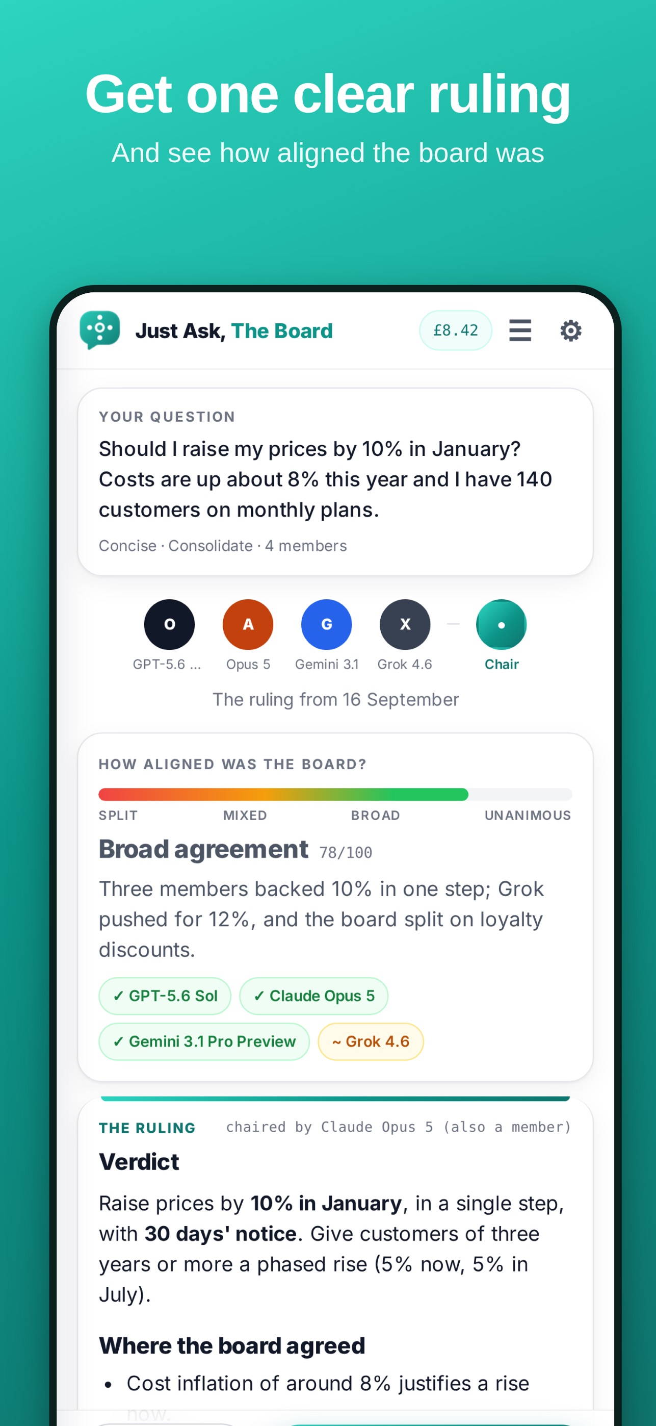 Screenshot 3 of Just Ask, The Board