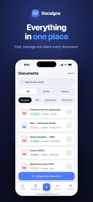 Docsigns - Sign PDF & eSign screenshot 2