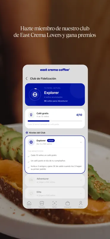 East Crema Coffee APP screenshot 1 of 5