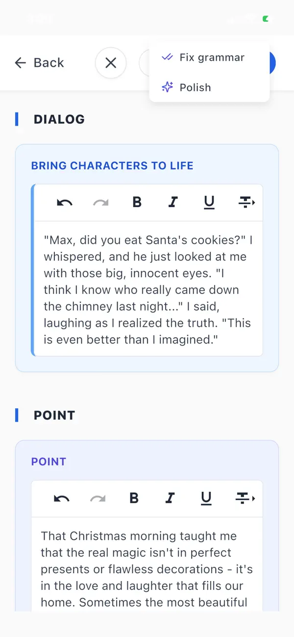 Screenshot #1 pour Storybank App