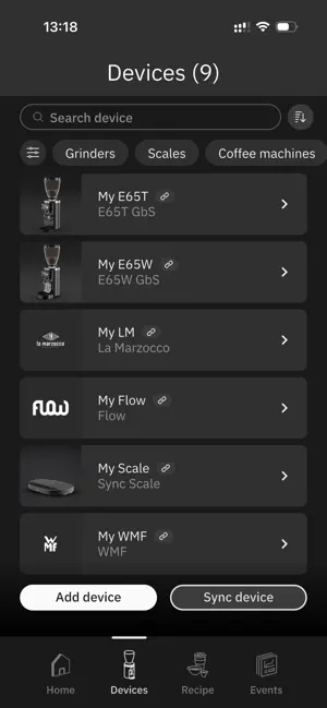Mahlkönig Sync screenshot 2