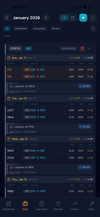 PilotPay Tracker Screenshot 3 of 3