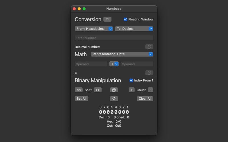 Numbase screenshot