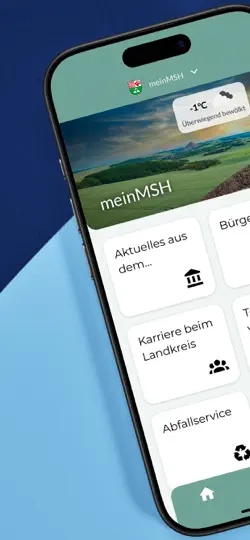 Screenshot von MeinMSH auf dem iPhone 1