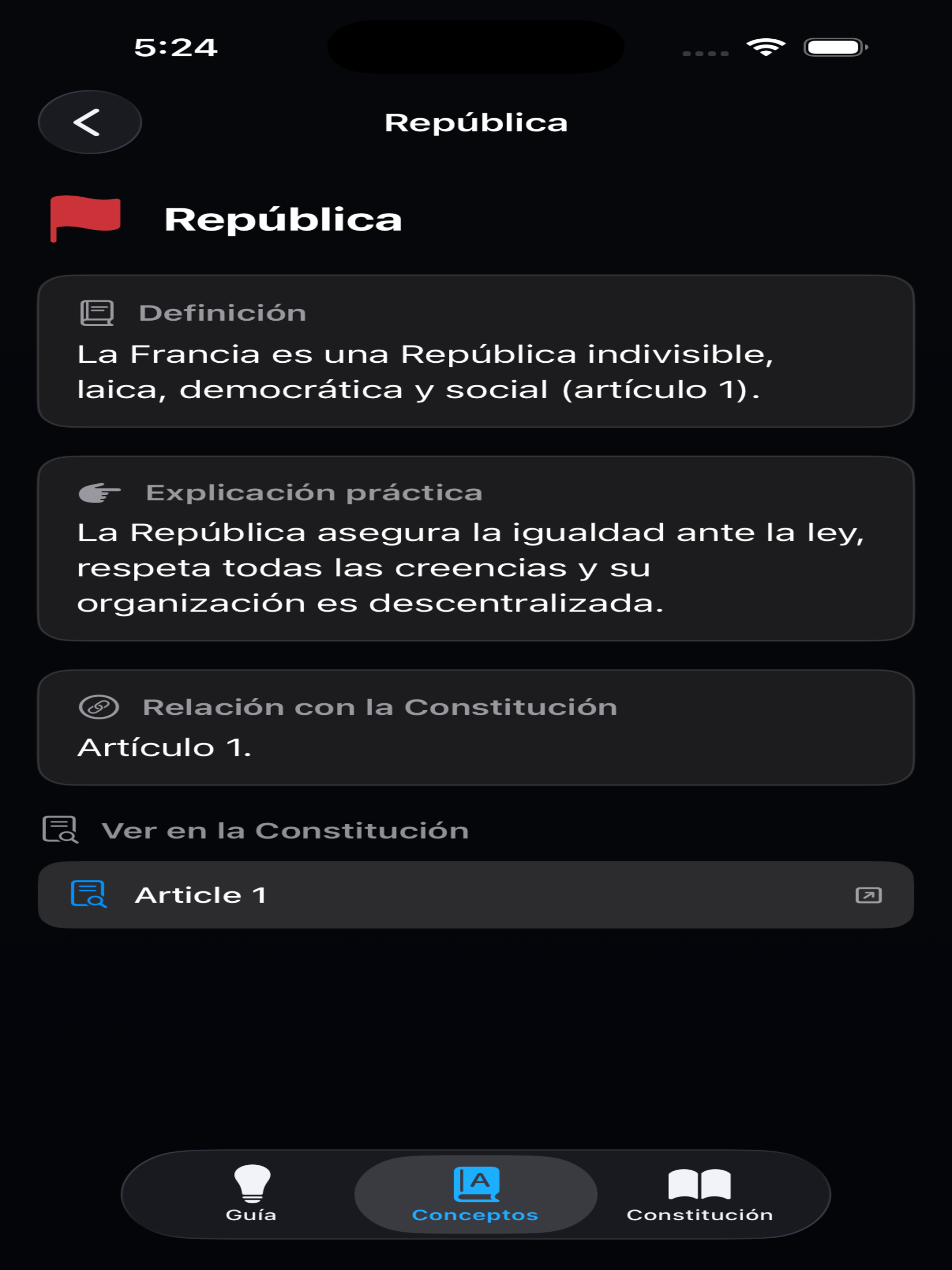 Constitution de France screenshot 16