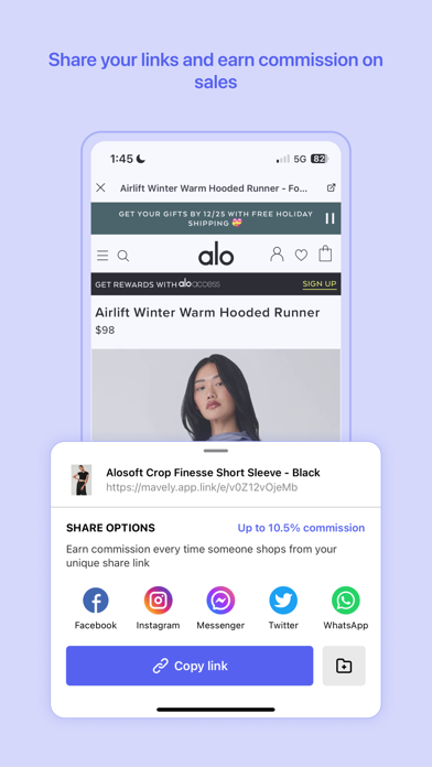Mavely - Influencer Rewards Screenshot