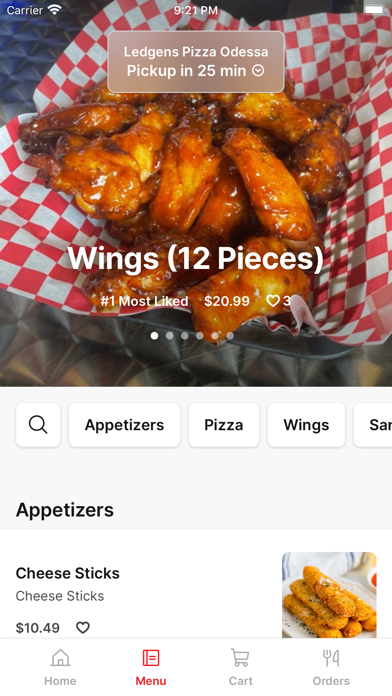 Ledgens Bar & Grill iPhone screenshot 2 - Food & Drink app