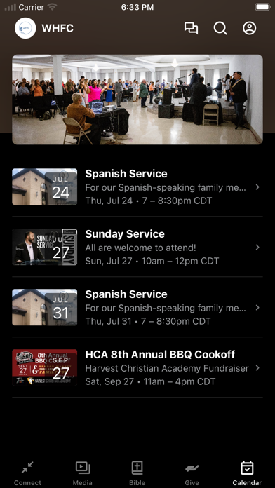 World Harvest Family Church iPhone screenshot 3 - Education app