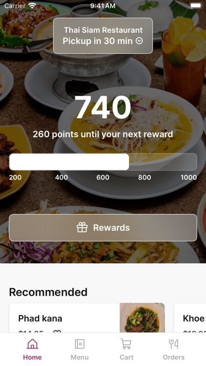 Thai Siam Restaurant To Go