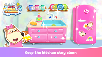 Lucy Home Cleaning Girls Game Screenshot