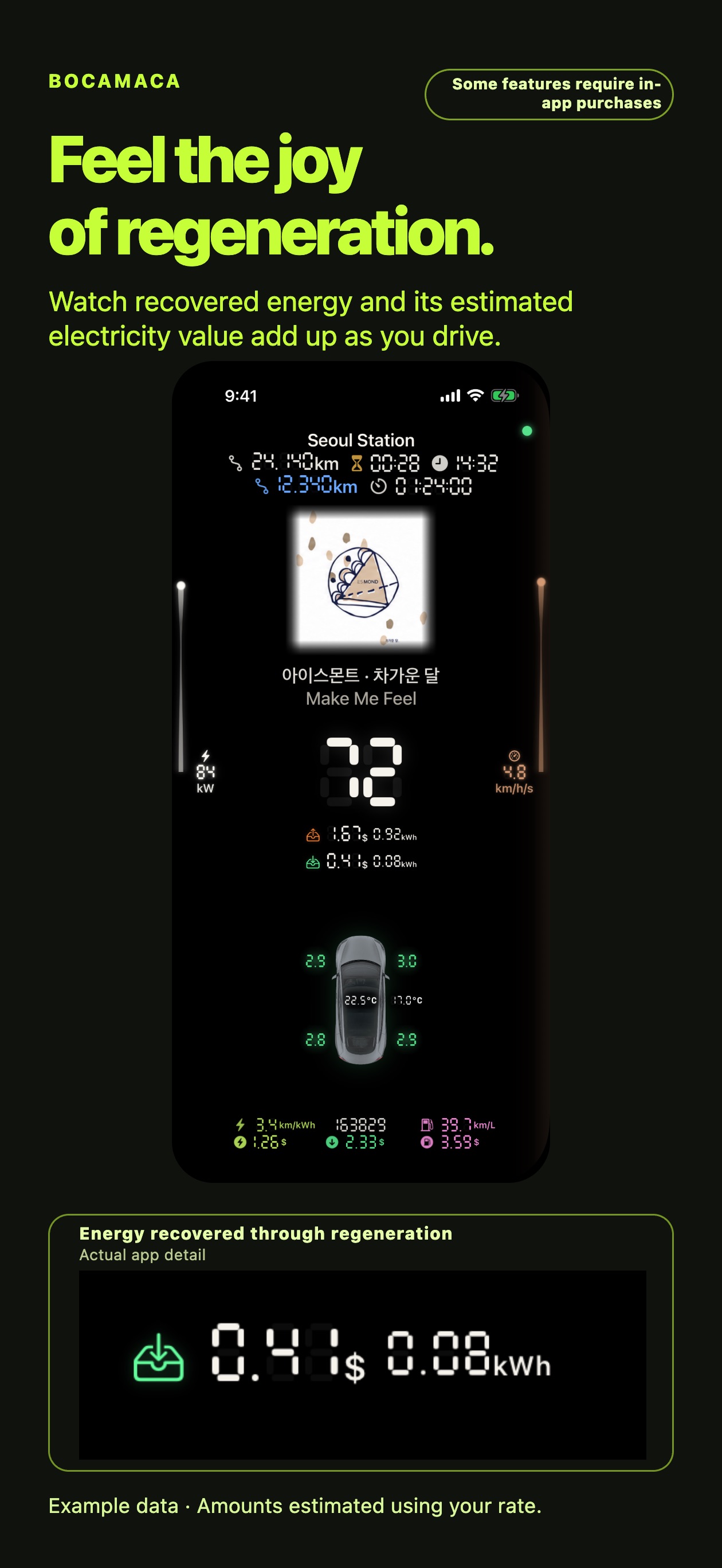Screenshot 2 of Bocamaca - Tesla Dash Insights