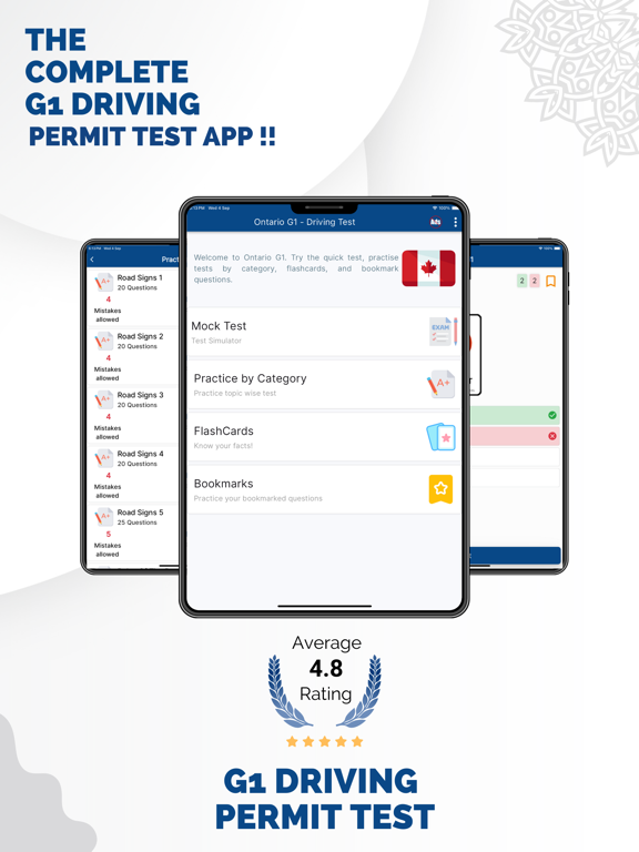 G1 Driving Permit Test Ontario iPad screenshot 1 - Education app