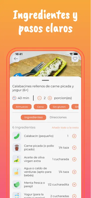 Recetas para Bebés y Papillas screenshot 5 of 10