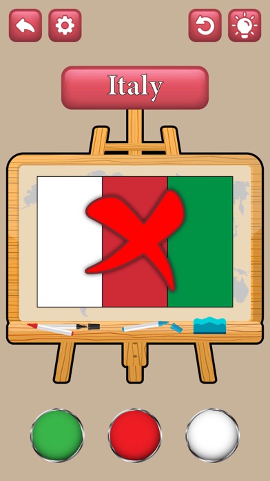 Flag Painters Puzzle 3D Screenshot