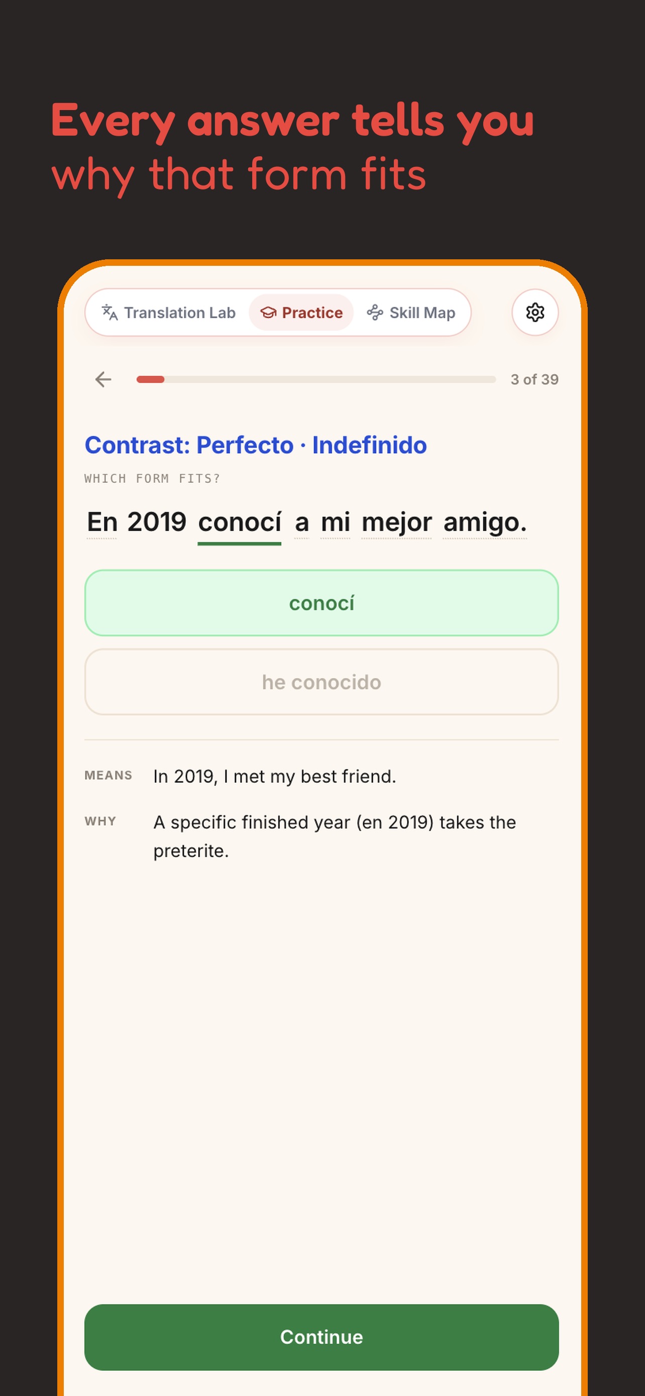 Screenshot 4 of Friki: Adaptive Spanish Coach