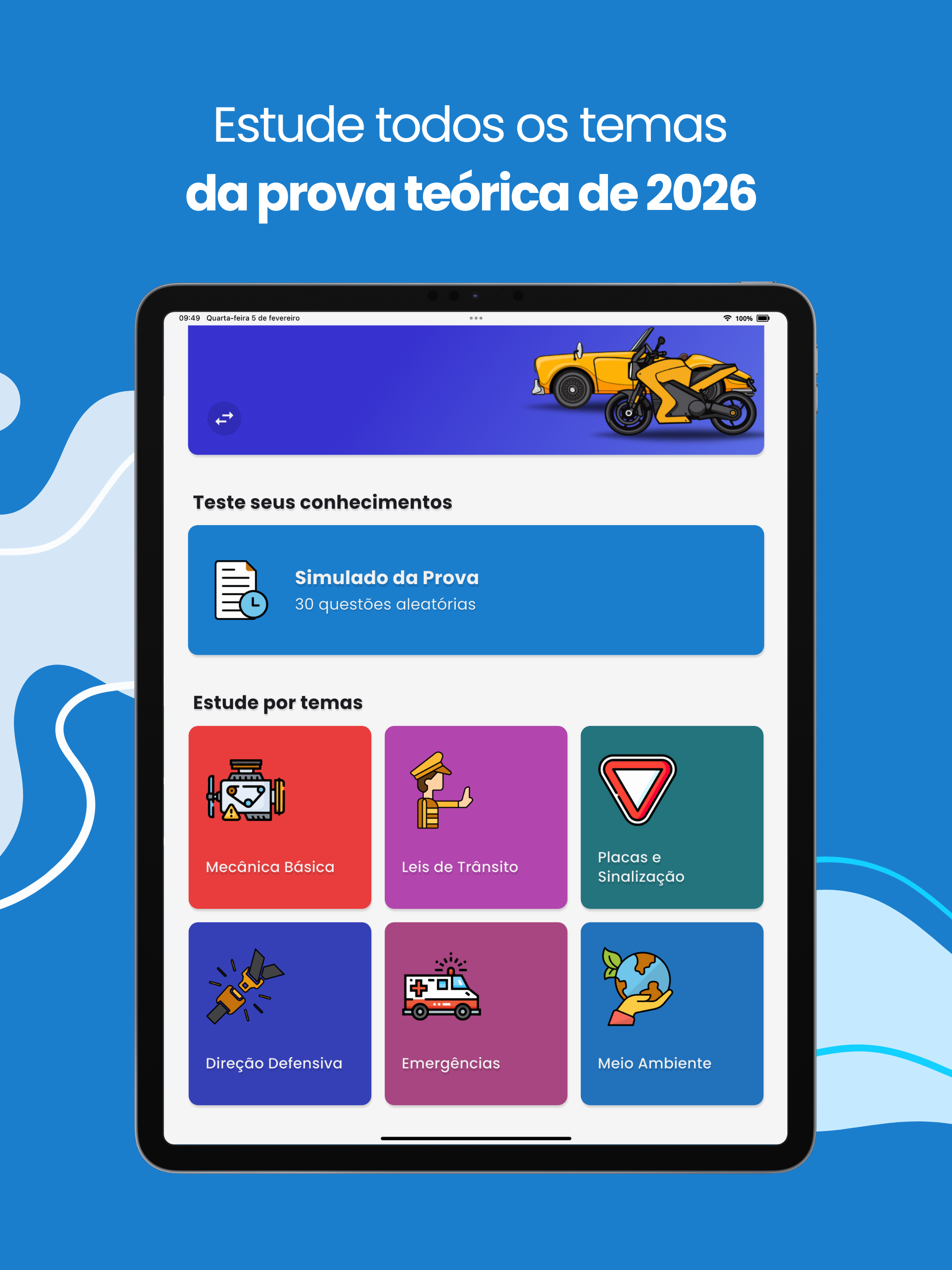 Simule: Simulado Detran 2026