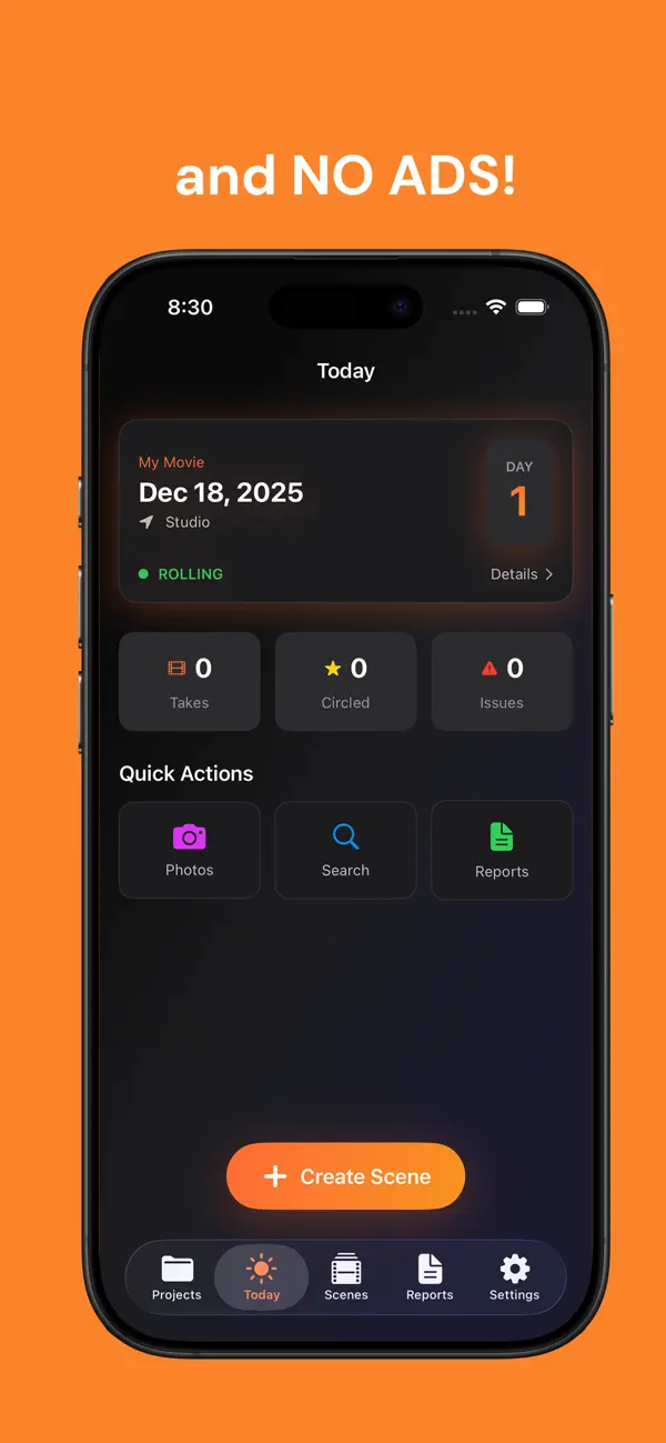 #2. Script Supervisor Lite (iOS) di: Onur Suluk