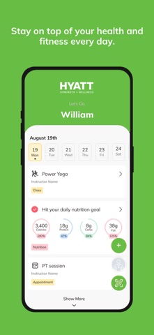 Hyatt Strength + Wellness Screenshot 2 of 6