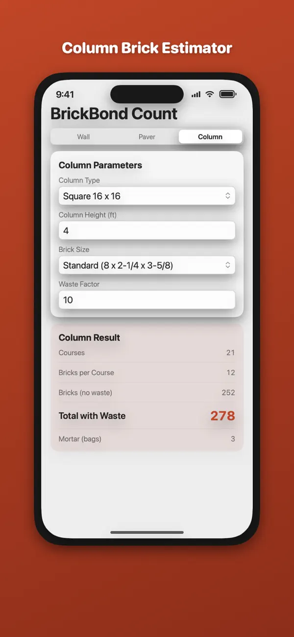 Screenshot #3 pour Brick Bond & Mortar Counter