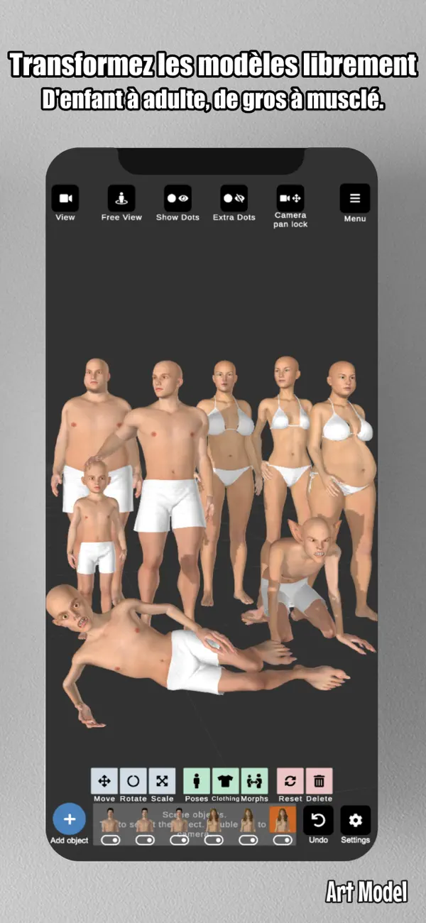 Screenshot #2 pour Art Model - Pose & morphologie