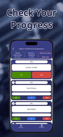 English Mechanical Engineering iPhone screenshot