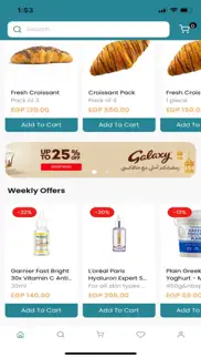 grosr- groceries in minutes iphone screenshot 2