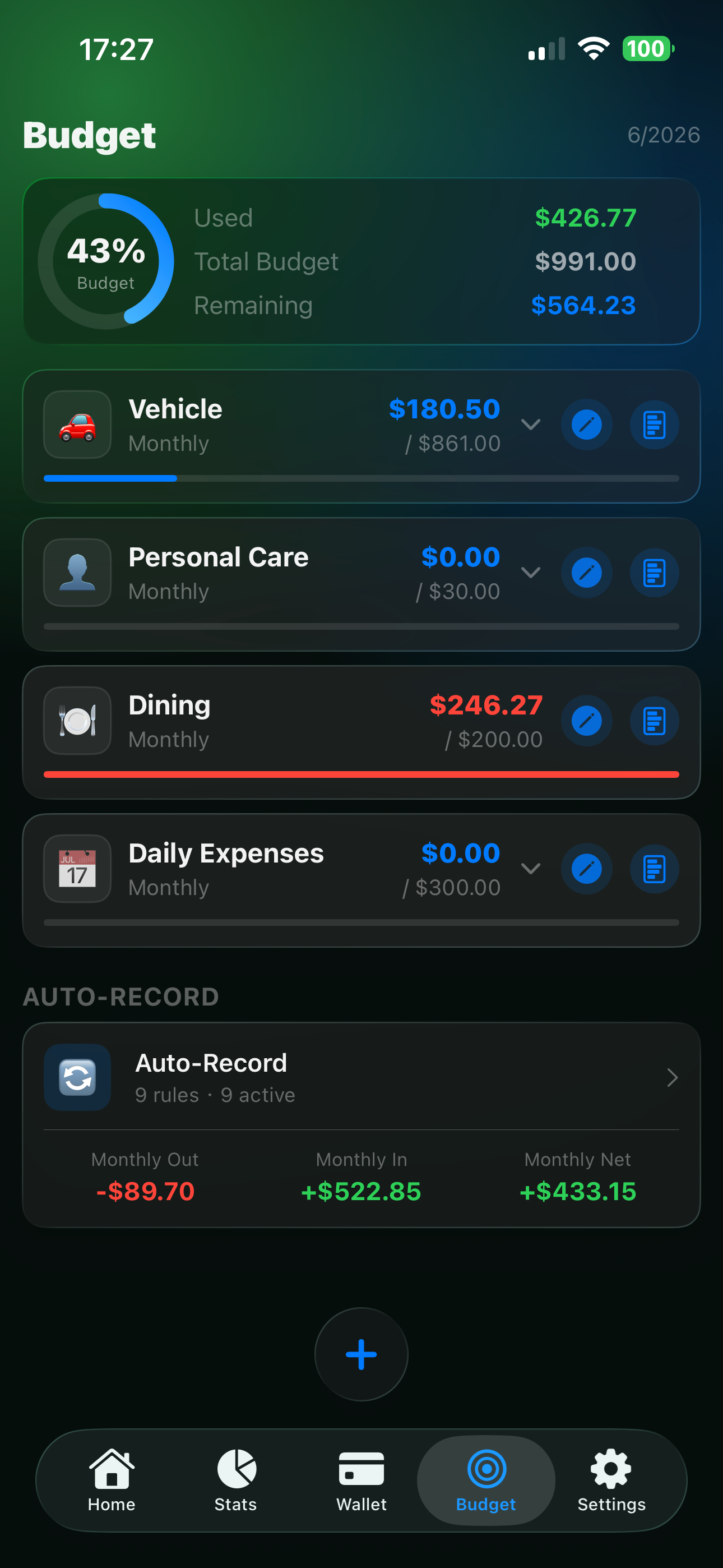 M Budget: Expense Tracker