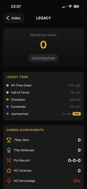 Boxing Career Simulator screenshot 3