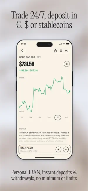 Neverless: Stocks & Crypto screenshot 3
