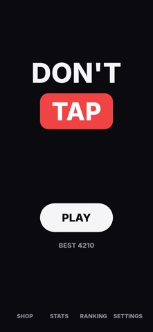 DON'T TAP: Reflex Test Game screenshot 1