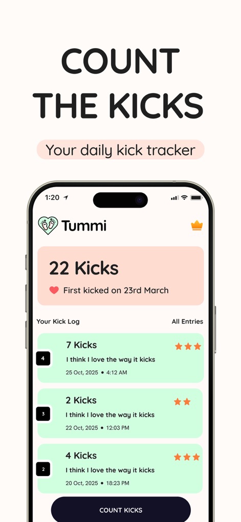 Baby Kick Counter & Tracker・ - Medical App | MWM