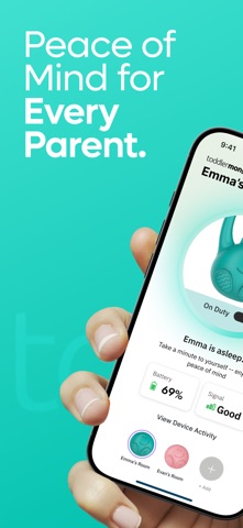 Toddler Monitor app screenshot