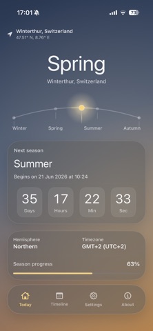Seasons Live App screenshot